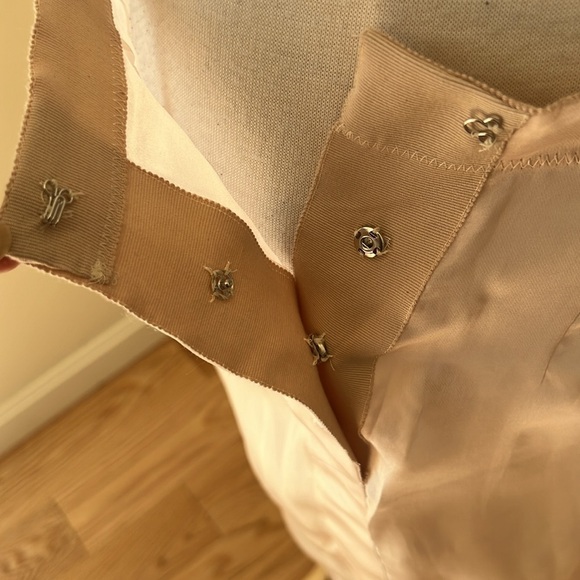 New! zara Ateller large lingerie style silk blend sheer two piece silk skirt. - Picture 10 of 16